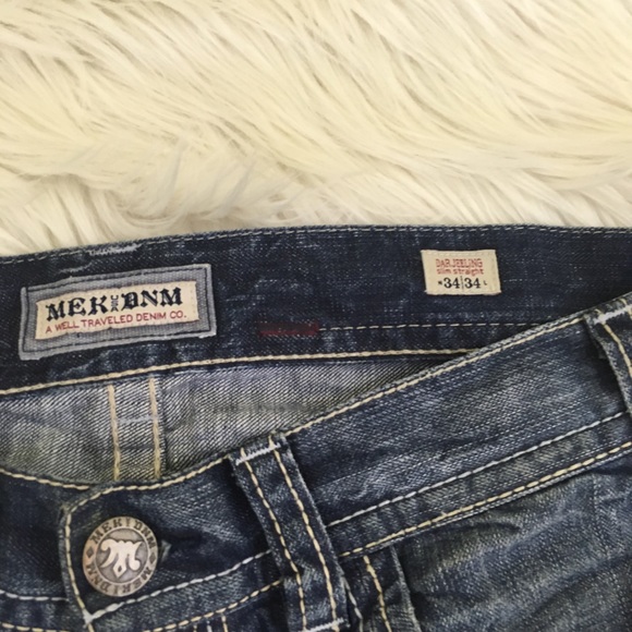 👖SOLD👖MEK DNM Darjeeling Slim Straight Jeans - Picture 5 of 8